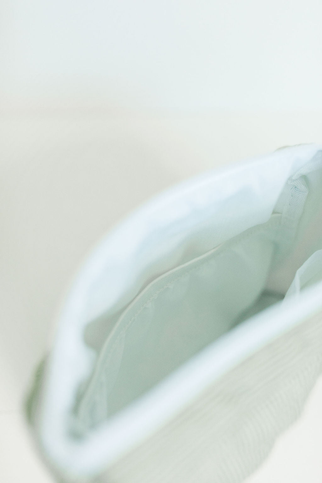 Cosmetic Bag - Green Striped