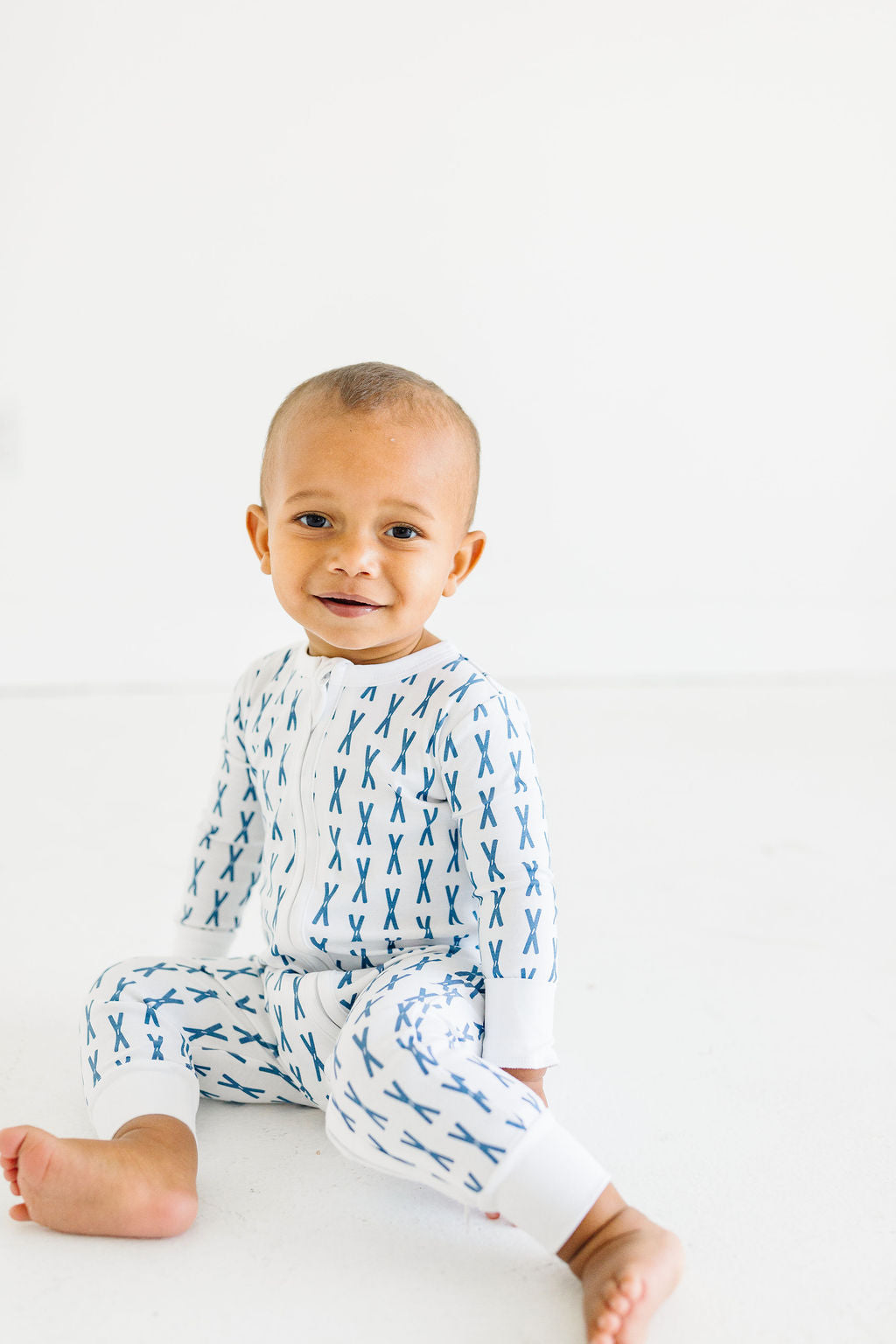 Pajamas - Little Skier Baby - without feet