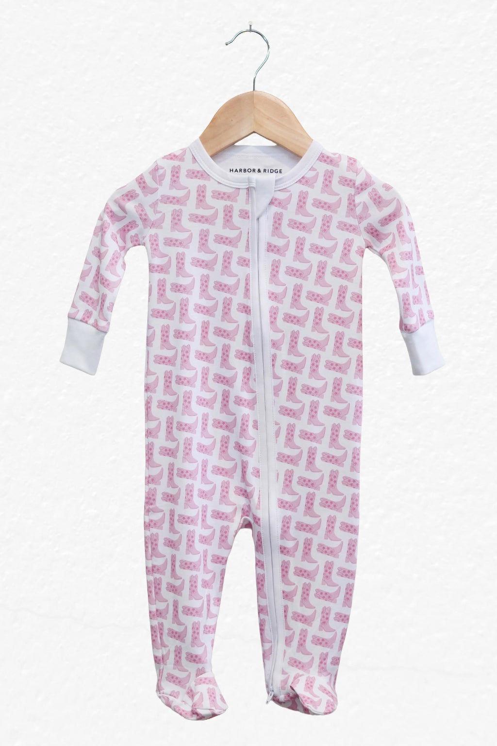 Pajamas - Cowgirl Boot Baby  - with feet