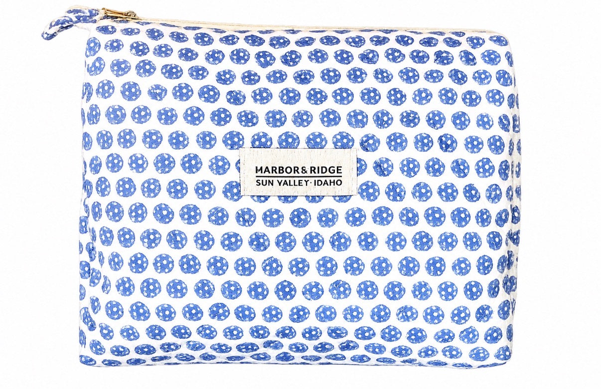 Cosmetic Bag - Pickle ball - Polka Dot Balls