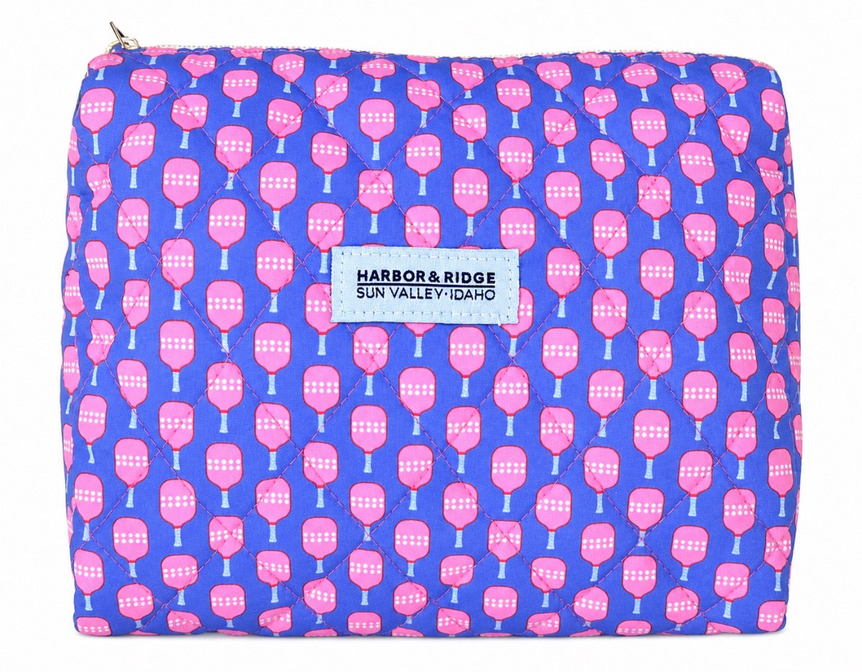 Cosmetic Bag - Pickle ball Racquets