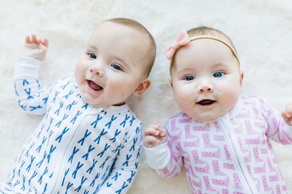 Pajamas - Little Skier Baby  - with feet