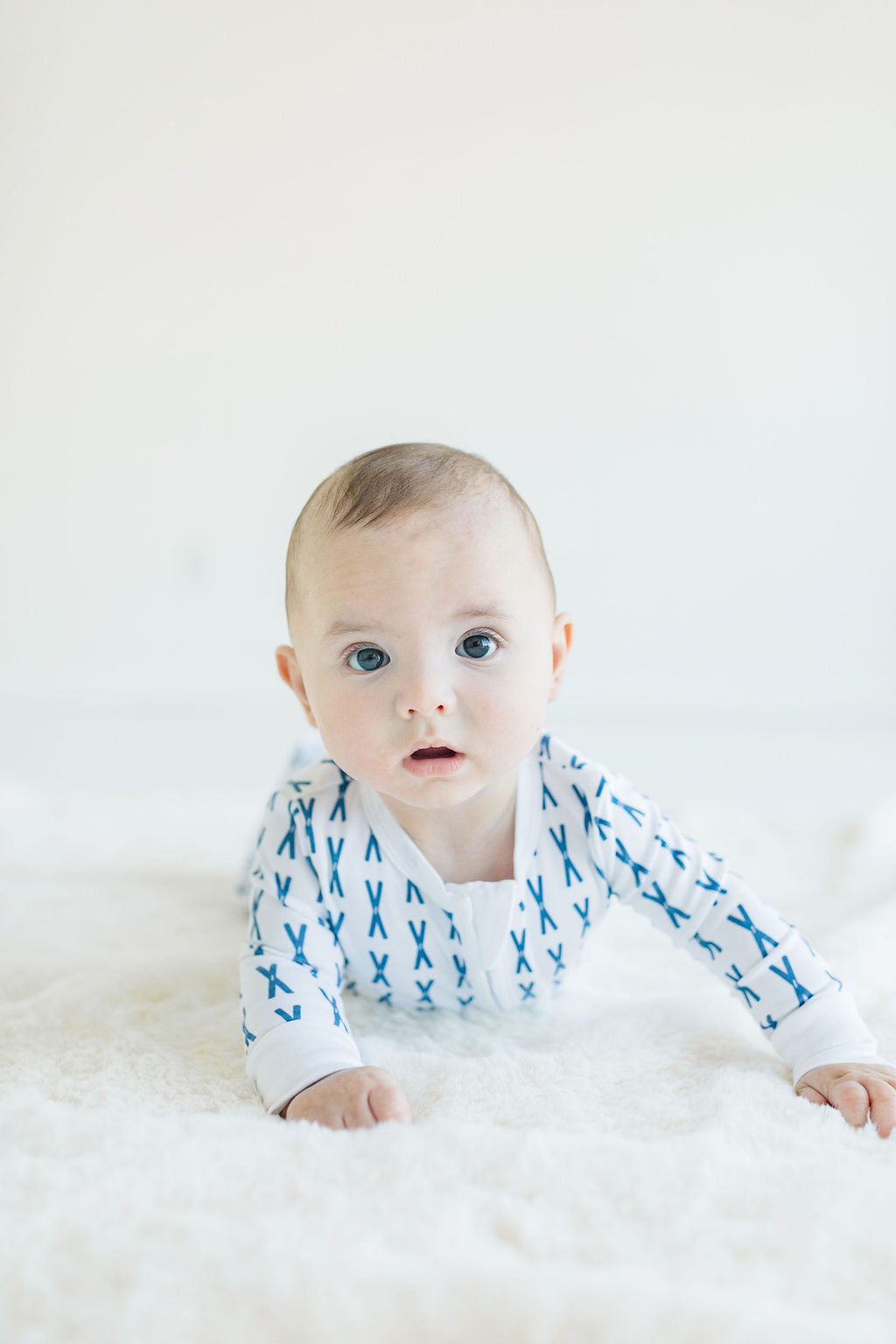 Pajamas - Little Skier Baby  - with feet