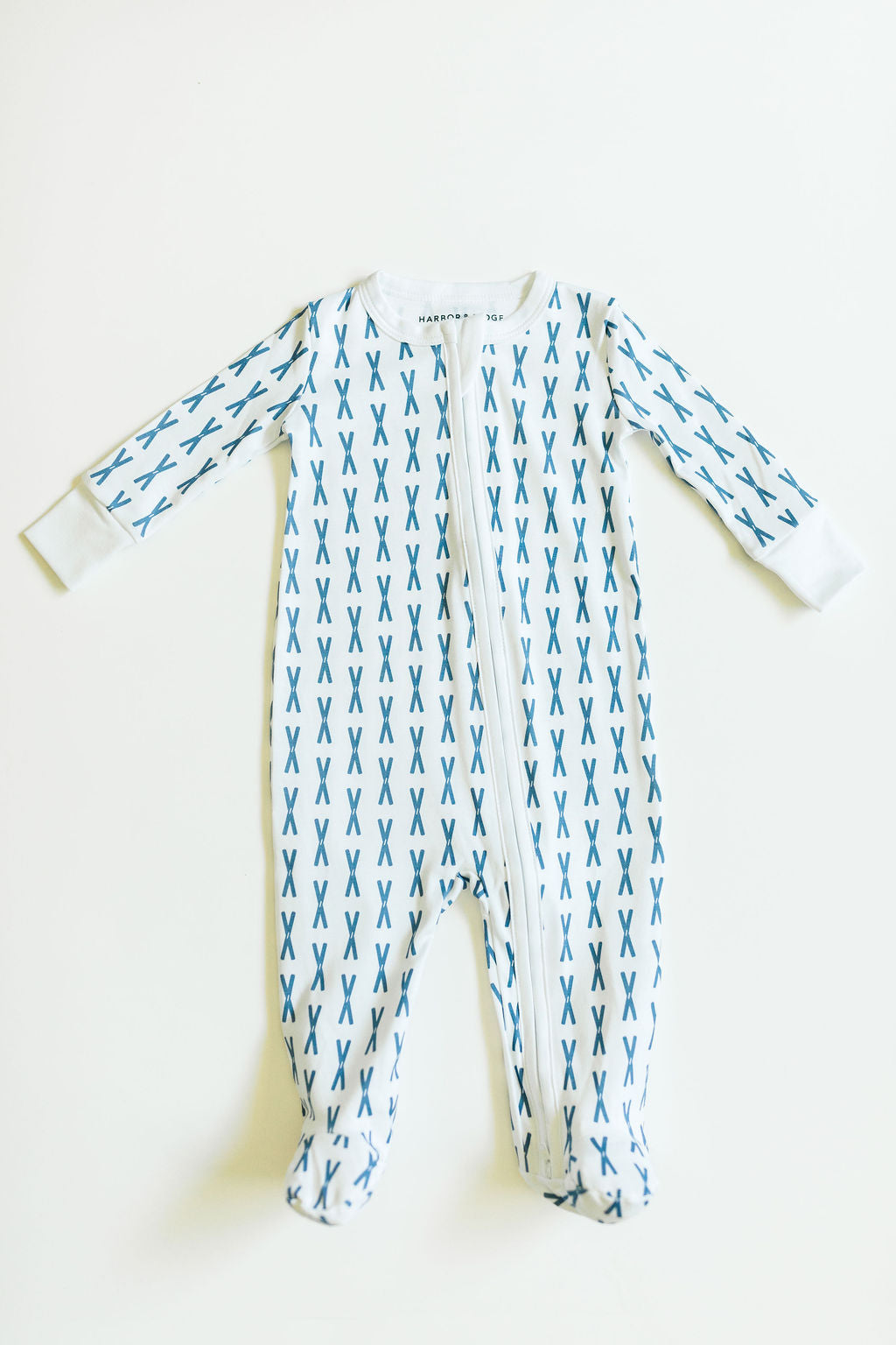 Pajamas - Little Skier Baby  - with feet