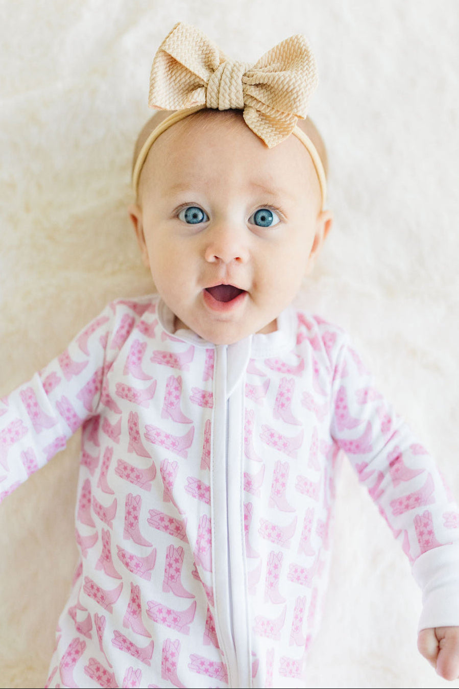 Pajamas - Cowgirl Boot Baby  - with feet