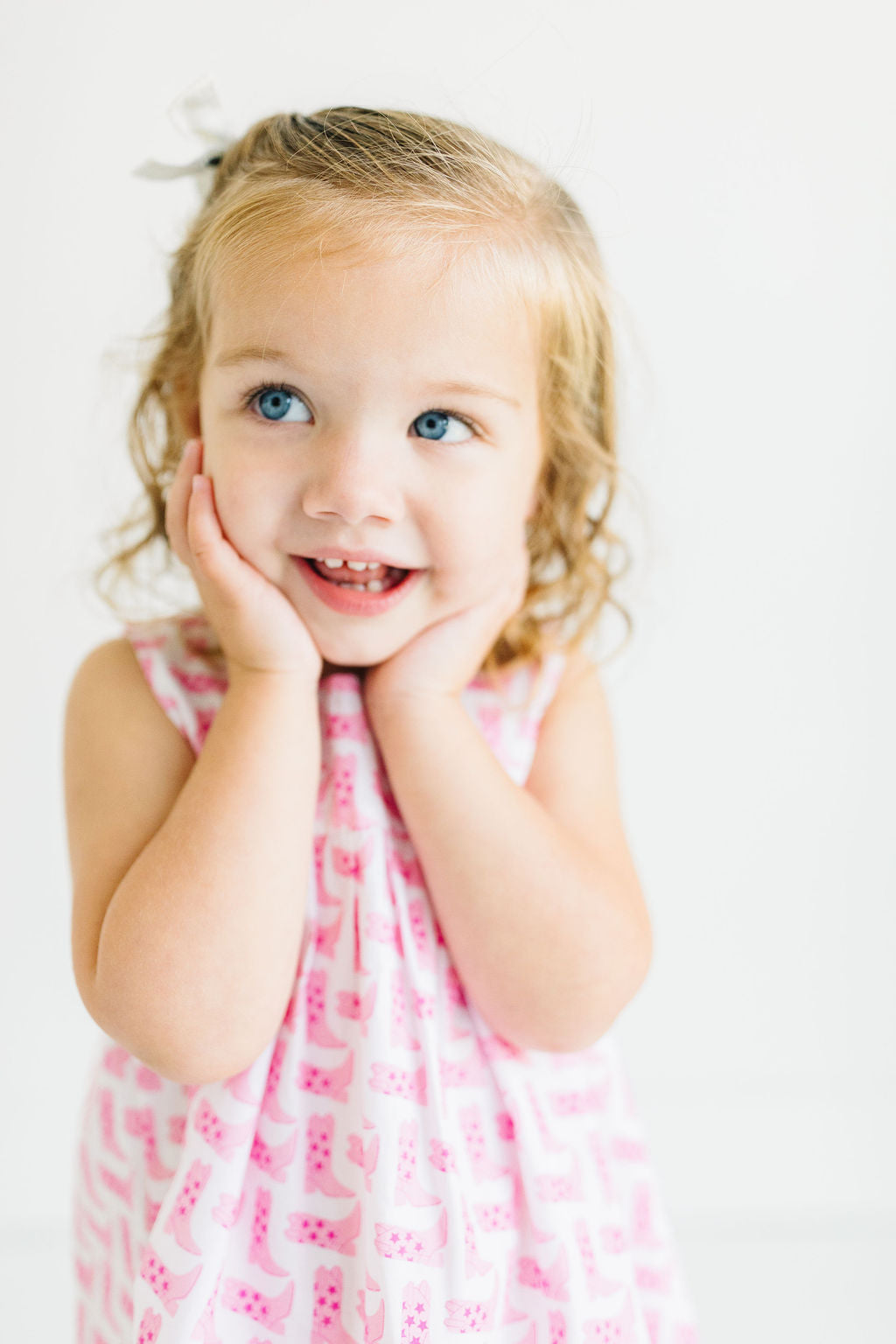 Dress - Pink Cowgirl Boot